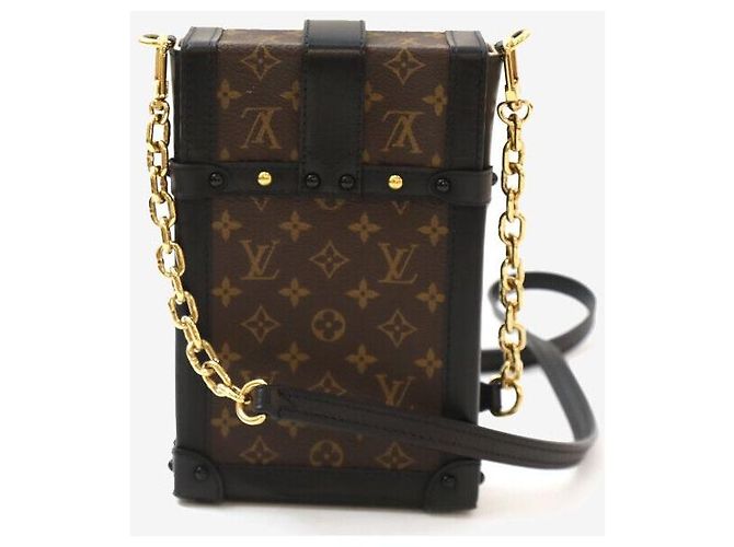 Louis Vuitton Pochette Trunk Vertical Nero - vista 3