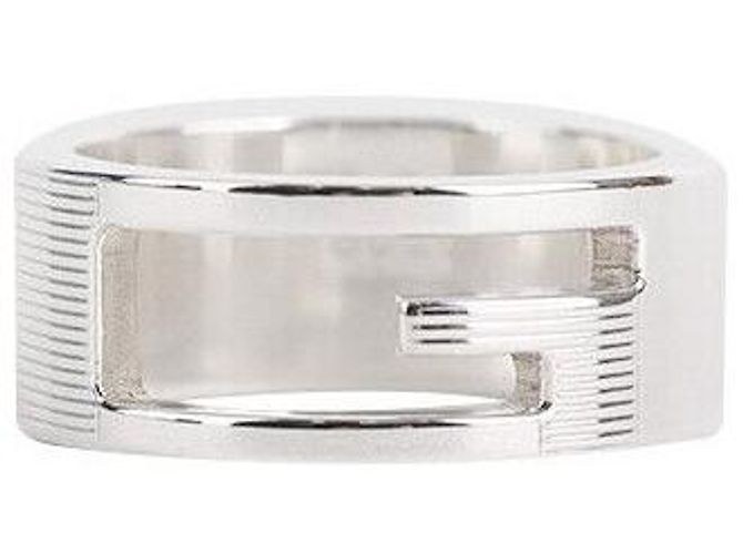 Gucci Anello in Argento con Logo Taglia - vista 4