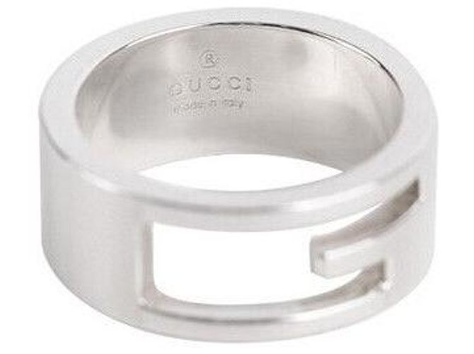 Gucci Anello in Argento con Logo Taglia - vista 5