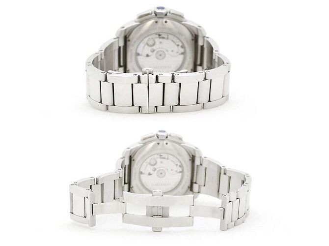 Calibre de Cartier Chrono Aço Prata - vista 4