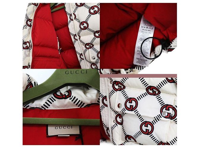 Gucci Chaqueta acolchada desmontable GG entrelazada exclusiva Multicolor - vista 7