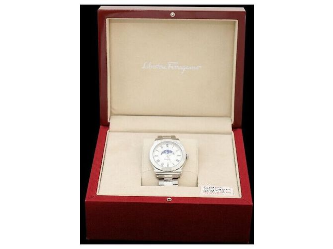 Salvatore Ferragamo Moonphase Aço Multicor - vista 8