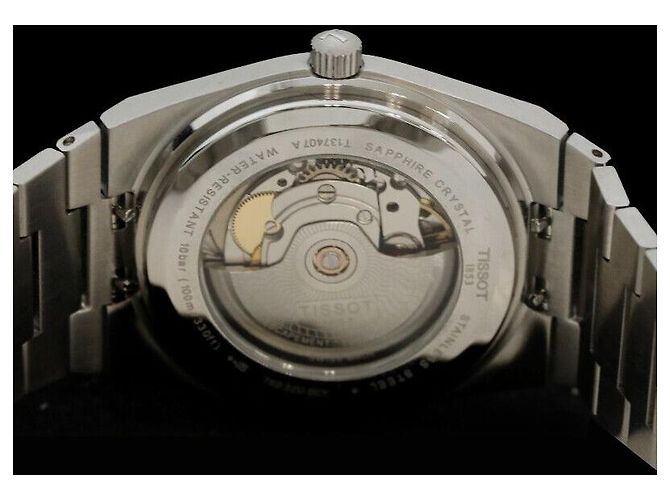 Tissot Relógio automático azul aço - vista 5