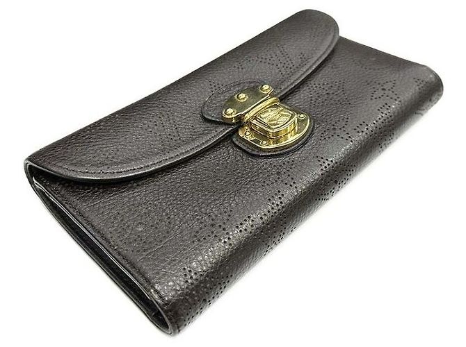 Louis Vuitton Portafoglio Mahina Amelie Marrone - vista 2