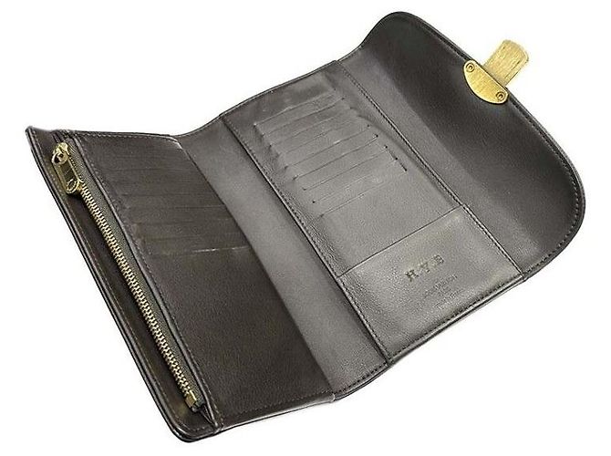 Louis Vuitton Portafoglio Mahina Amelie Marrone - vista 4