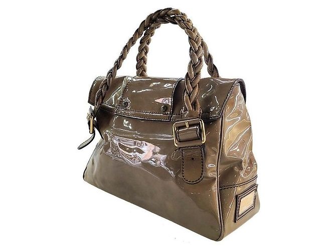 Valentino Patent-Tote-Bag Braun - Ansicht 3