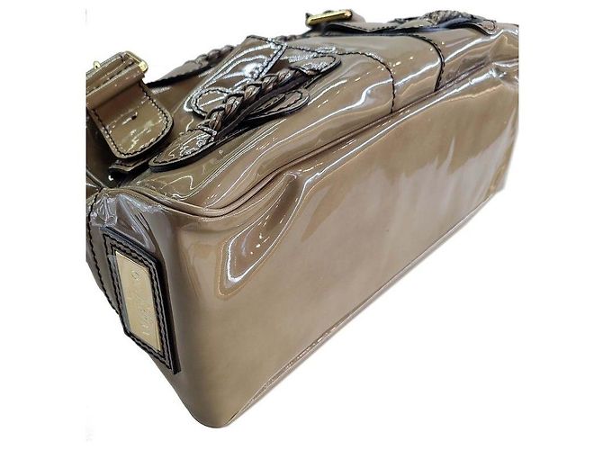 Valentino Patent-Tote-Bag Braun - Ansicht 5