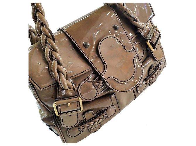 Valentino Patent-Tote-Bag Braun - Ansicht 6