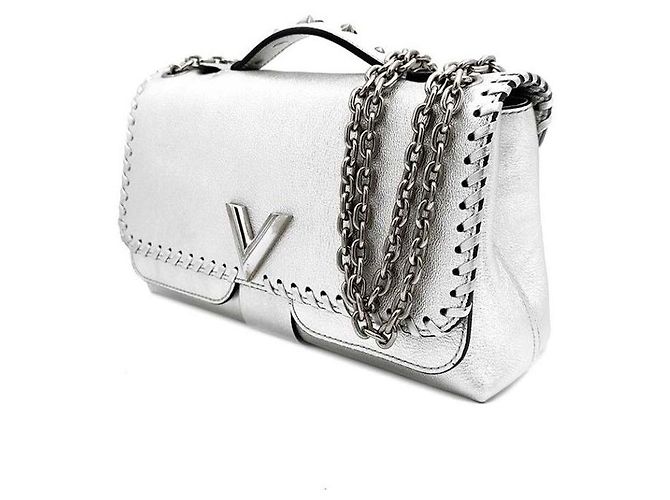 Twist Louis Vuitton Bolso de Hombro Berry Chain Plata - vista 2