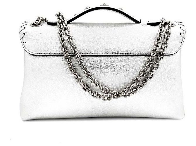 Twist Louis Vuitton Bolso de Hombro Berry Chain Plata - vista 4