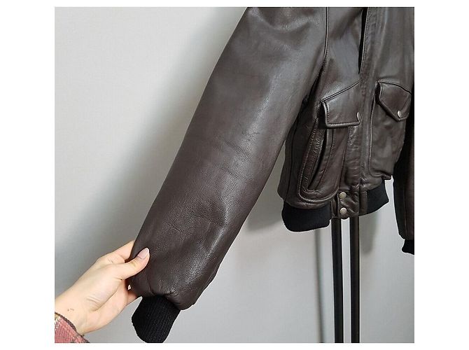 Alexander Mcqueen Lammfell-Lederjacke Mehrfarben - Ansicht 4