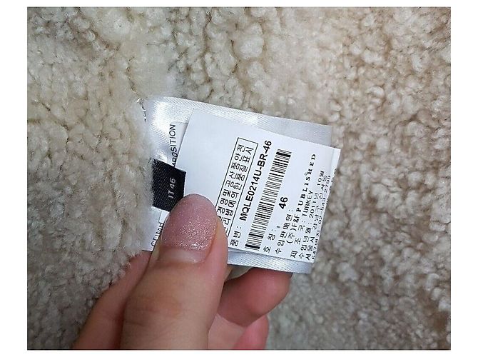 Alexander Mcqueen Lammfell-Lederjacke Mehrfarben - Ansicht 9