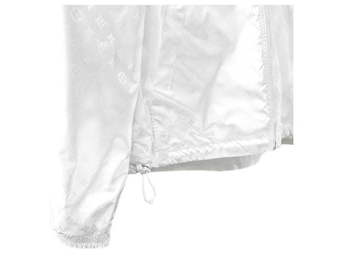 Louis Vuitton Reversible Nylon-Windbreaker mit Monogramm Weiß - Ansicht 4