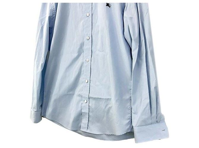 Burberry Camicia Blu - vista 4