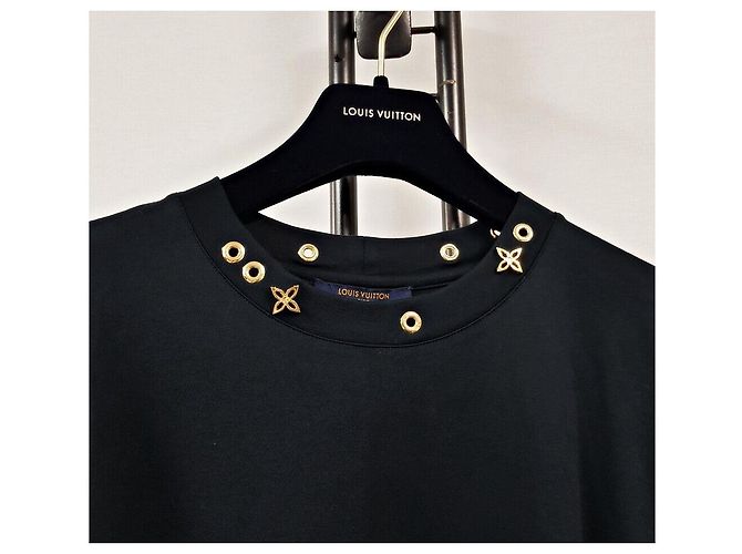 Louis Vuitton Damen-T-Shirt mit seitlichen Trägern Schwarz - Ansicht 2