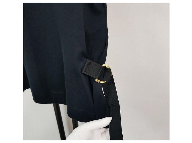 Louis Vuitton Damen-T-Shirt mit seitlichen Trägern Schwarz - Ansicht 4