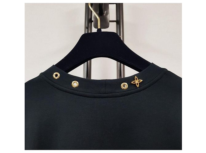 Louis Vuitton Damen-T-Shirt mit seitlichen Trägern Schwarz - Ansicht 7
