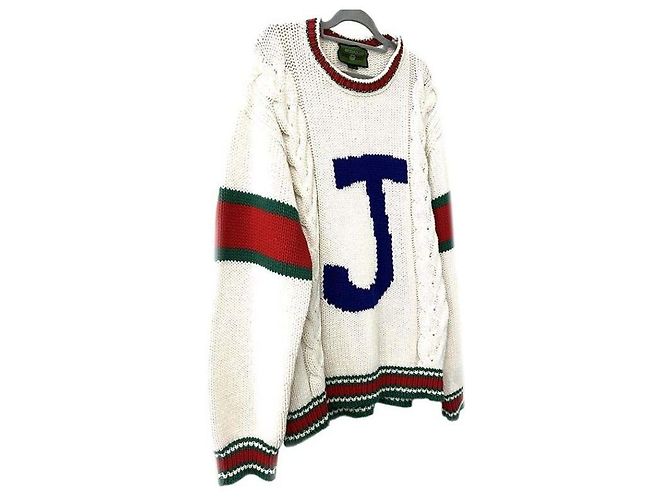 Gucci Malha com logo Branco - vista 2