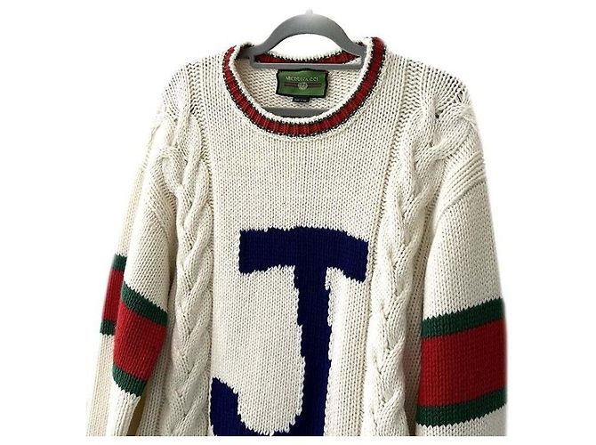 Gucci Malha com logo Branco - vista 3