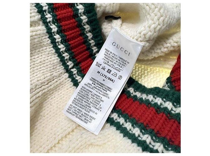 Gucci Malha com logo Branco - vista 6