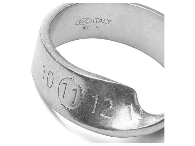Maison Martin Margiela Anello Twist con numeri - vista 4