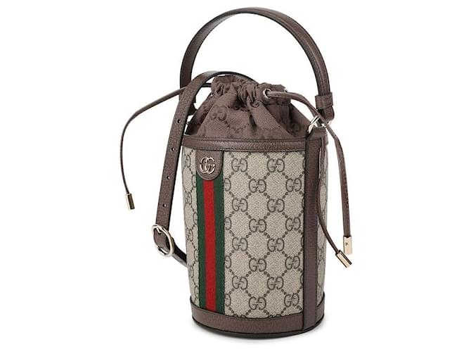 Gucci Mini borsa a secchiello Marrone - vista 4