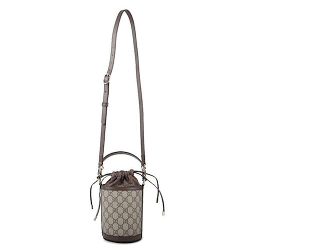 Gucci Mini borsa a secchiello Marrone - vista 5