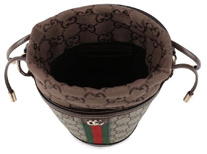 Gucci Mini borsa a secchiello Marrone - vista 7