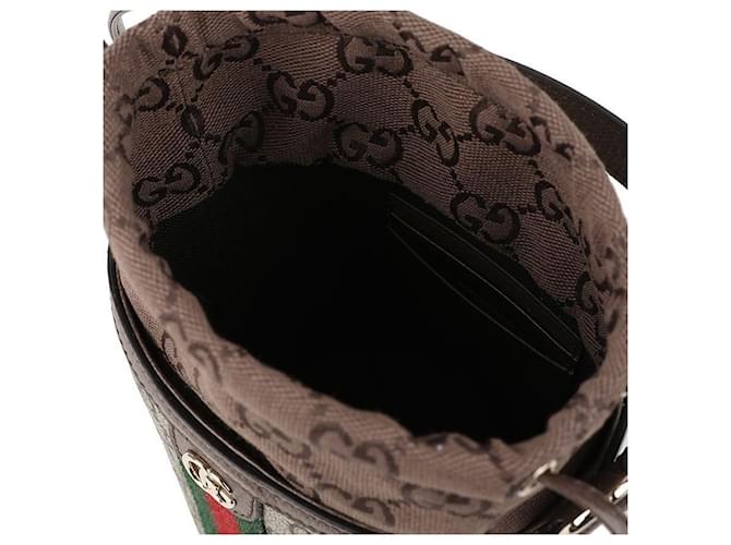 Gucci Mini borsa a secchiello Marrone - vista 8