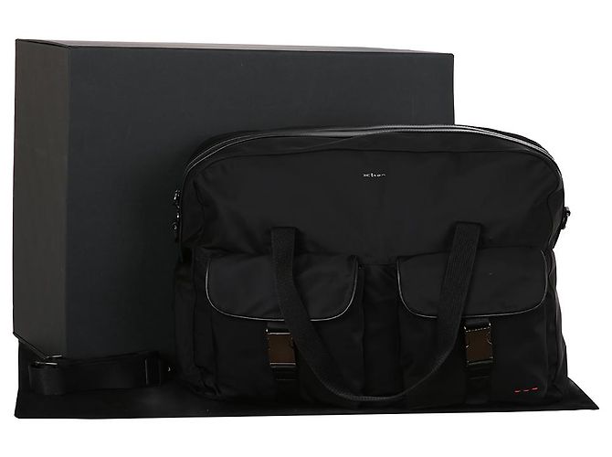 Kiton Borsa da viaggio in nylon Nero - vista 11