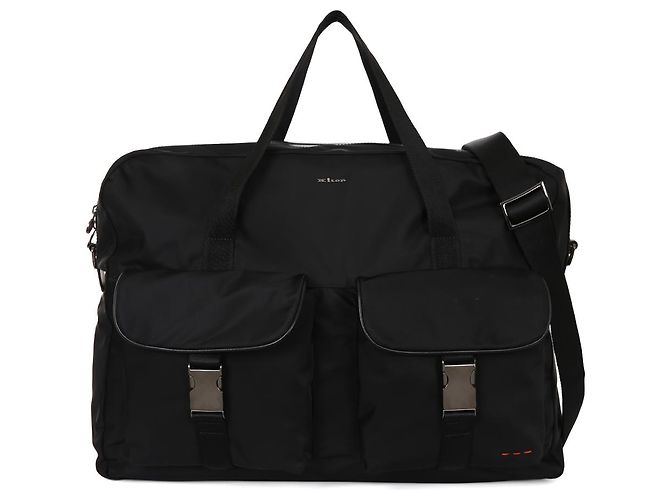 Kiton Borsa da viaggio in nylon Nero - vista 2