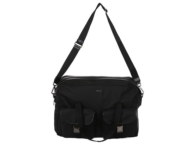 Kiton Borsa da viaggio in nylon Nero - vista 6
