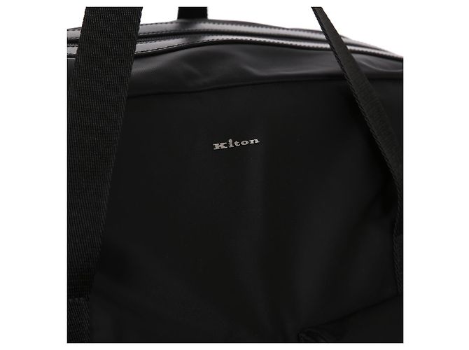 Kiton Borsa da viaggio in nylon Nero - vista 7