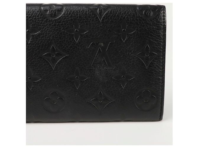 Louis Vuitton Cartera Larga Emily Negro - vista 4
