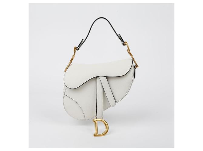 Saddle Dior Mini Satteltasche Weiß - Ansicht 2