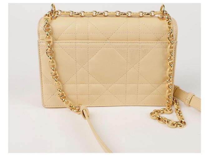 Dior Borsa a spalla mini Miss Caro Giallo - vista 4