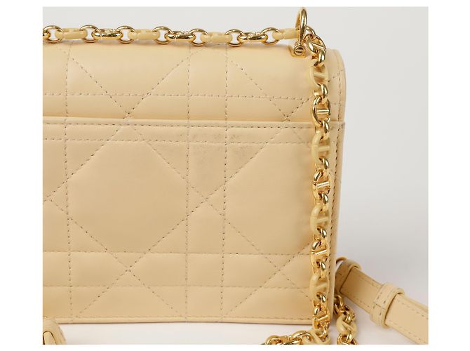 Dior Borsa a spalla mini Miss Caro Giallo - vista 5