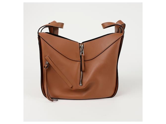 Loewe Borsa a Spalla Hammock Small Tote Marrone - vista 4