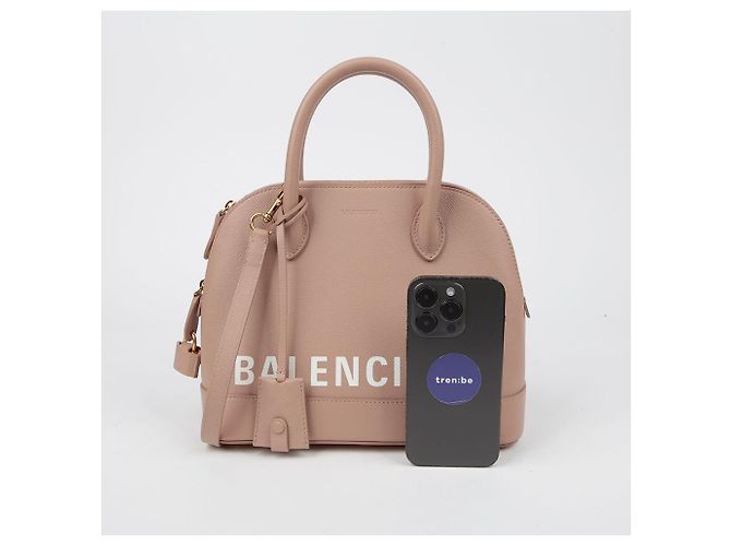Balenciaga Borsa Tote Bill Top Piccola Rosa - vista 9