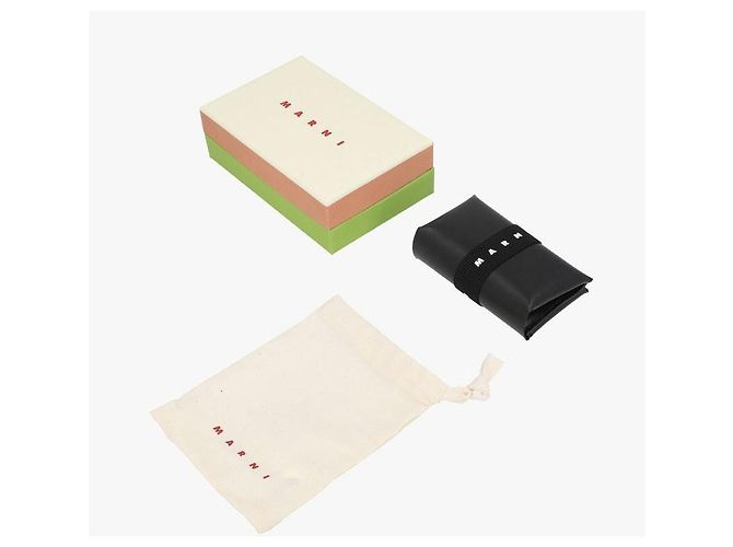 Marni Origami PVC Klappkartenhalter Schwarz - Ansicht 10