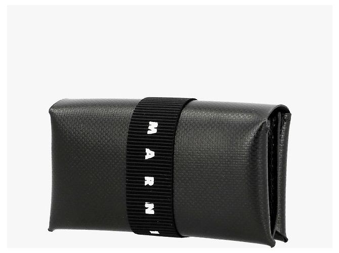 Marni Origami PVC Klappkartenhalter Schwarz - Ansicht 5