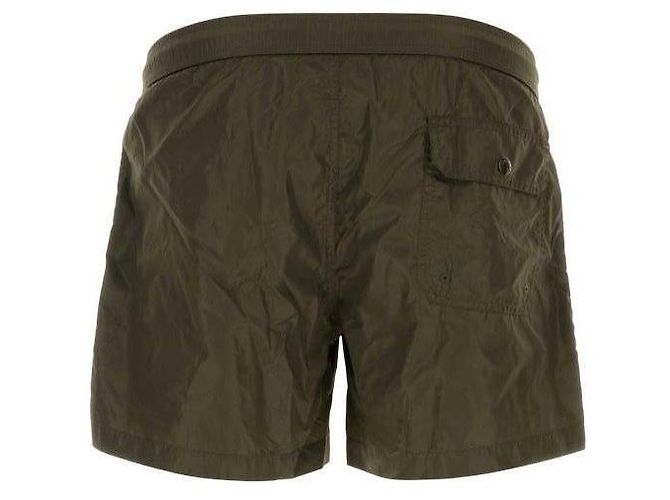 Moncler Pantaloni da bagno con patch logo Nero - vista 5