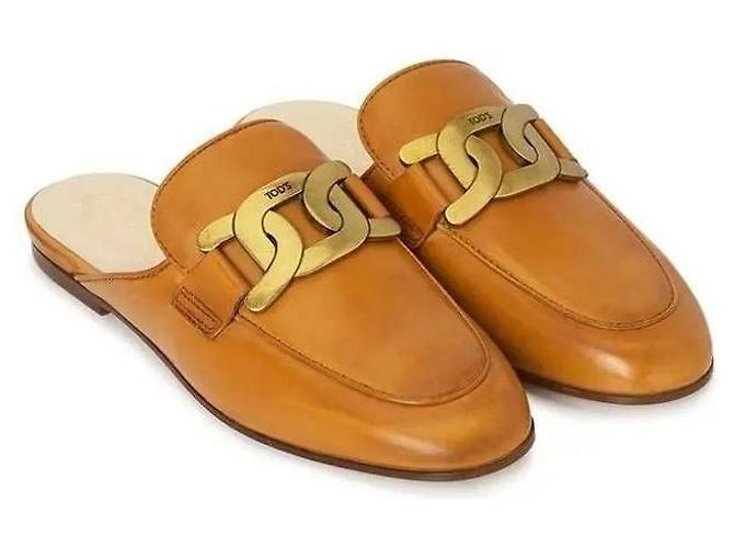 Tod's Mocassino in pelle Arancione - vista 4