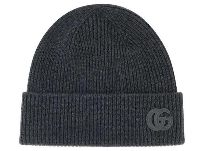 Gucci Beanie in cashmere con patch - vista 4