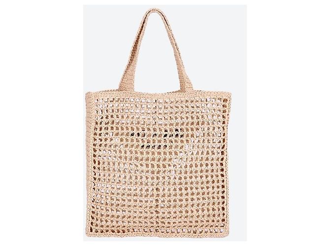 Prada Gehäkelte Tote Bag Orange - Ansicht 5