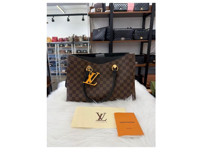 Louis Vuitton Borsa Tote Riverside Damier Multicolore - vista 4