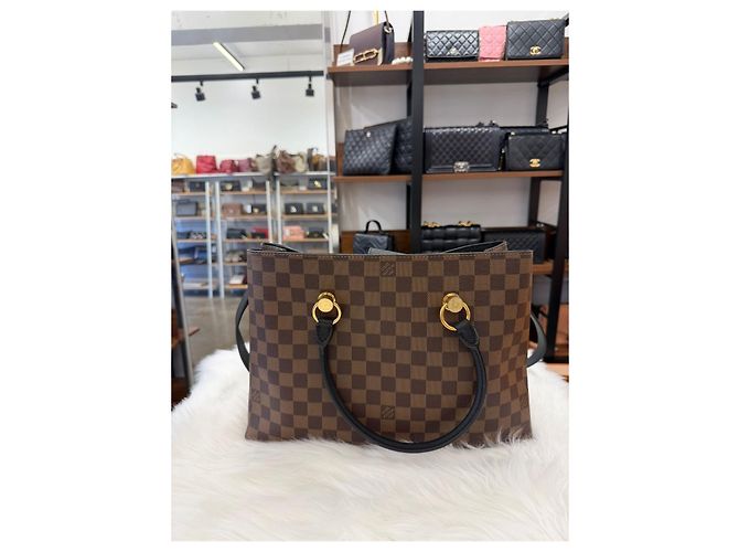 Louis Vuitton Borsa Tote Riverside Damier Multicolore - vista 5