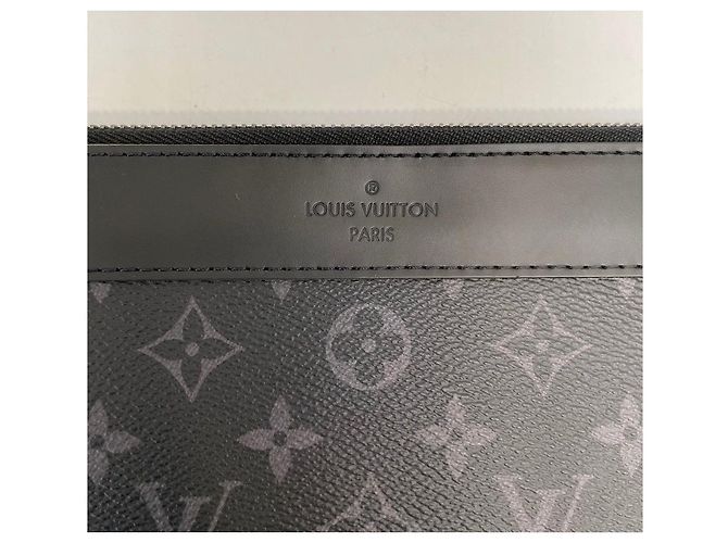 Louis Vuitton Pochette Clutch Schwarz - Ansicht 2