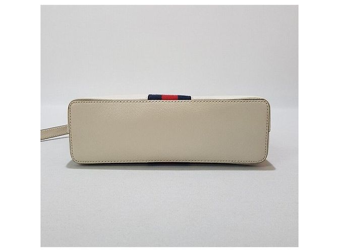 Gucci Borsa a Spalla Ophidia GG Dome Supreme Piccola Argento - vista 6