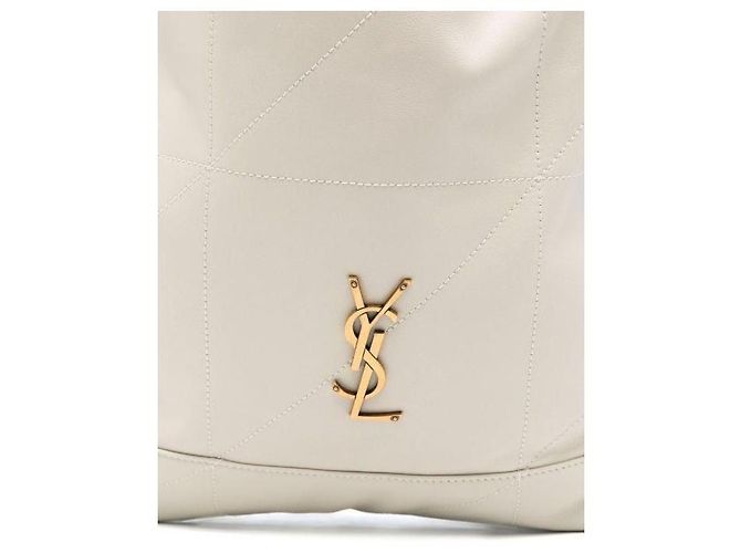 Saint Laurent Borsa in pelle di agnello Bianco - vista 5